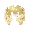 Brass Open Cuff Rings RJEW-Q778-33G-3