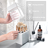 ABS with Plastic Cosmetic Brush Storage Container AJEW-WH0168-18C-3