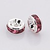 Brass Rhinestone Spacer Beads RB-A014-Z5mm-23S-NF-2