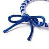 Polyester Braided Cord Bracelet BJEW-B065-03-4