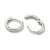 Brass Hoop Earrings EJEW-L211-08E-P-2