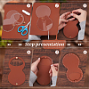 DIY Leather Coin Purse Acrylic Templates FIND-WH0420-105C-4