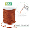 PandaHall Elite 1 Roll 100 Yards Round Nylon Braided Thread NWIR-PH0002-22H-2