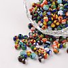 6/0 Opaque Colours Seep Glass Beads SEED-P002-16-1