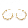 Brass Stud Earring Findings KK-T038-228G-1