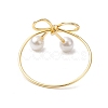 Shell Pearl Finger Ring RJEW-TA00124-4