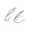 304 Stainless Steel Earring Hooks X-STAS-P236-23P-2
