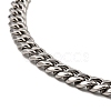 304 Stainless Steel Cuban Link Chain Necklaces NJEW-D050-01C-P-2