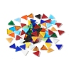 Triangle Mosaic Tiles Glass Cabochons X-DIY-P045-09-1