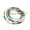 Natural Green Rutilated Quartz Beads Strands G-P457-A02-26-3