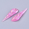 Transparent Epoxy Resin Cabochons CRES-T020-07B-2