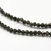 Natural Obsidian Beads Strands G-F507-02-3