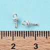 925 Sterling Silver Cup Pearl Peg Bails Pin Pendants STER-F053-01S-4