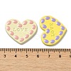 Valentine's Day Opaque Resin Cabochons RESI-F050-11-3