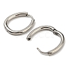 Stainless Steel Hoop Earrings EJEW-P232-02P-2