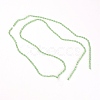 Glass Quartz Faceted Beads Strands GLAA-WH0025-63A-1