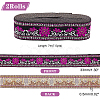 Ethnic Style Embroidery Polyester Ribbons OCOR-WH0070-10D-01-2