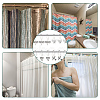 Unicraftale 3 Sets Iron Shower Curtain Rings for Bathroom AJEW-UN0001-37-7