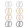 Titanium Steel Hoop Earrings STAS-TA0001-23C-2