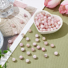 HOBBIESAY 3 Strands Natural Imitation Pink Opal Beads Strands G-HY0001-63-4