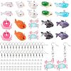 CHGCRAFT DIY Fish Dangle Earring Making Kits DIY-CA0004-10-1