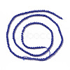 Synthetic Lapis Lazuli Beads Strands G-F596-27-3mm-2