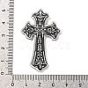 Opaque Acrylic Cross Theme Pendants OACR-I010-04A-3