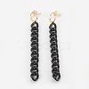 304 Stainless Steel Curb Chains Dangle Earrings EJEW-JE02831-1