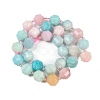 Natural Amazonite & Kunzite & Aventurine Beads Strands G-O201B-149H-4