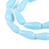 Opaque Solid Color Glass Beads Strands GLAA-T009-001I-2