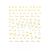 3D Gold Stamping Nail Decals Stickers MRMJ-R090-56-DP3193-1