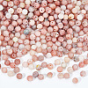  5 Strands Natural Marble and Sesame Jasper/Kiwi Jasper Beads Strands G-NB0004-42-4