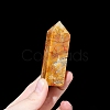Natural Crazy Agate Pointed Prism Bar Home Display Decoration G-PW0007-106-5