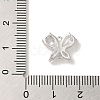 Brass Pave Clear Cubic Zirconia Connector Charms KK-G499-11P-3