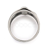 304 Stainless Steel Ring RJEW-B055-01AS-02-3