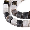 Natural Eagle Eye Stone Beads Strands G-T139-6x6-28A-3