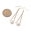 Natural Cultured Freshwater Pearl Dangle Earrings EJEW-JE05936-01-3