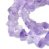 Raw Rough Natural Amethyst Beads Strands G-F715-078-3