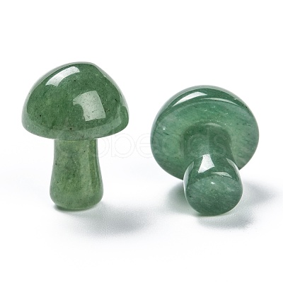 Natural Green Aventurine Mushroom Gua Sha Stone G-L570-A06-1