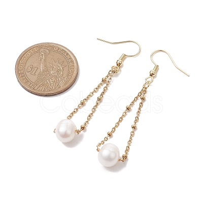 Natural Cultured Freshwater Pearl Dangle Earrings EJEW-JE05936-02-1