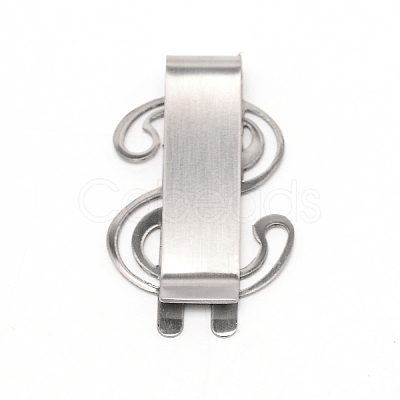 Stainless Steel Money Clips DJEW-WH0245-49-1