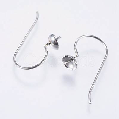 Tarnish Resistant 304 Stainless Steel Earring Hooks STAS-I097-063P-1