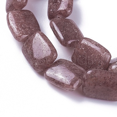 Natural Strawberry Quartz Beads Strands G-L492-04B-1