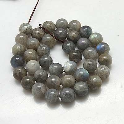 Natural Labradorite Beads Strands G-G212-6mm-23-1