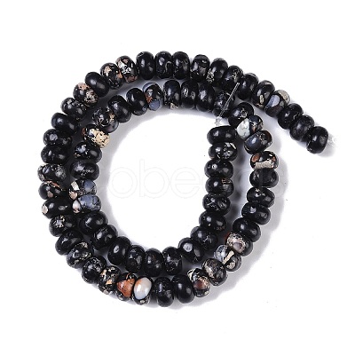 Dyed Synthetic Imperial Jasper Beads Strands G-P529-E01-A07-1