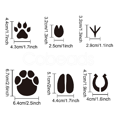 PET Hollow Out Drawing Painting Stencils DIY-WH0403-010-1