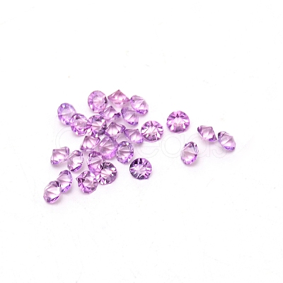 Transparent Acrylic Rhinestone Cabochons TACR-WH0013-02F-1