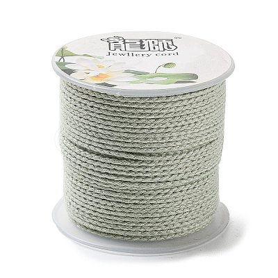 20M Polyester Braided Cord for Jewelry Making OCOR-G015-04A-23-1