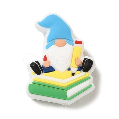 Gnome Food Grade Eco-Friendly Silicone Focal Beads SIL-C005-05B-1