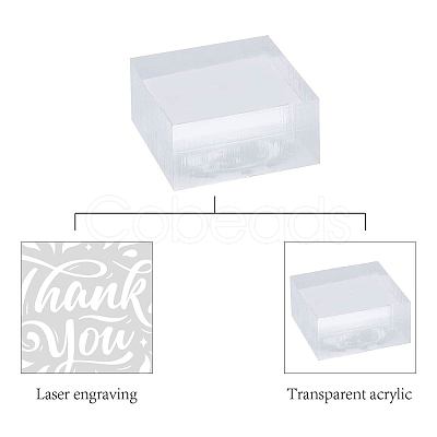 Clear Acrylic Soap Stamps DIY-WH0441-004-1